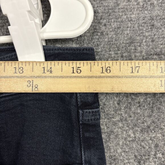 AGOLDE SOPHIE Jeans Womens Size 29 Blue Dark Wash Skinny Raw Hem - Picture 4 of 10